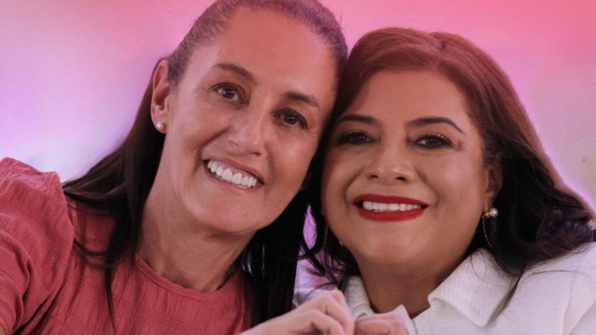 Claudia Sheinbaum y Clara Brugada desmienten su supuesto pleito en el Zócalo; esto fue lo que pasó en realidad