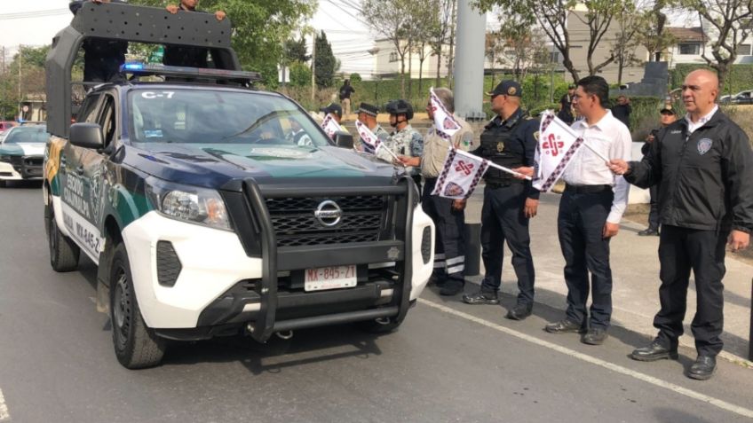 Arranca operativo "Escudo Semana Santa, Cuajimalpa 2024"