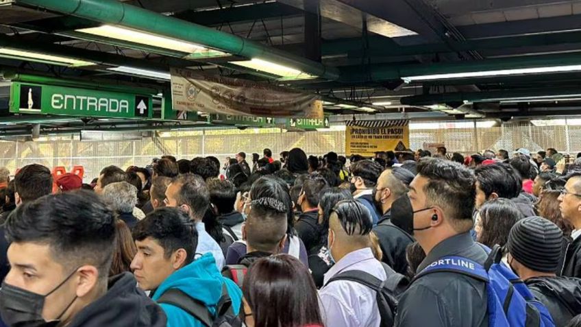 Implementan marcha de seguridad en tres líneas del Metro de la CDMX