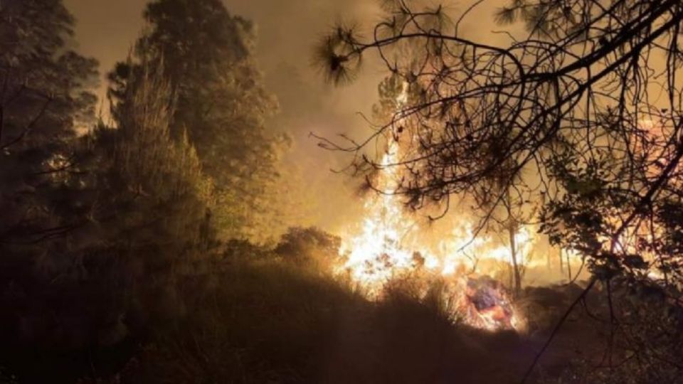 El presidente dijo que hay especialistas en las labores de sofocación del fuego.