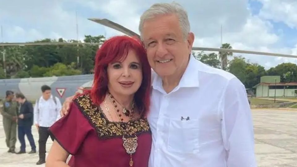 Layda Sansores, gobernadora de Campeche y el presidente Andrés Manuel López Obrador