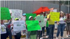 Colectivas feministas protestan afuera del penal de Barrientos, exigen cárcel para abusador de menor