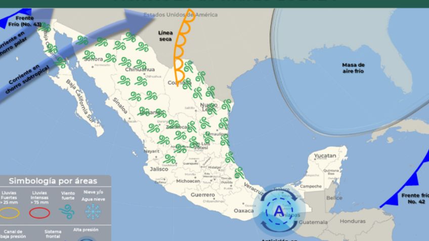 Clima México: ¿qué es el viento del Altiplano que está enfriando las mañanas?