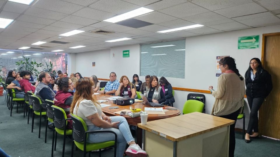 El curso fue impartido por personal de Semujeres CDMX