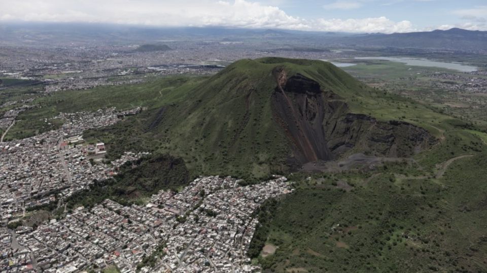 Vista desde el volcán en Santa Catarina