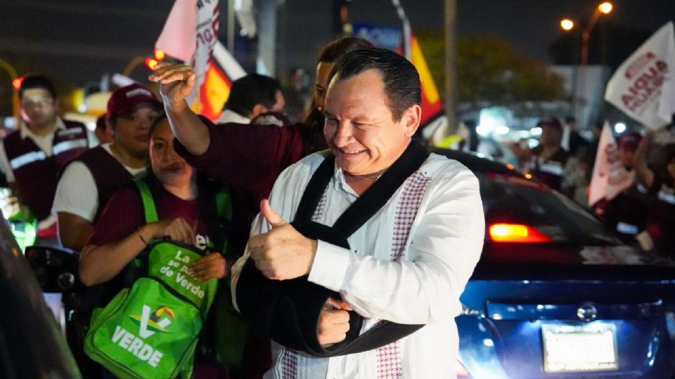 El candidato a la gubernatura de Yucatán presenta sus propuestas.