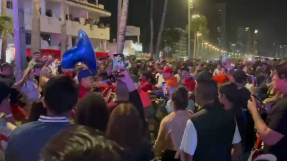 Se vivió una atmósfera festiva en las calles de Mazatlán