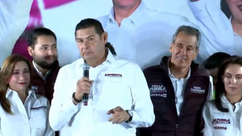 Alejandro Armenta arranca campaña para la gubernatura de Puebla