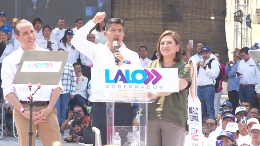 "Sí hay de otra para Puebla": Eduardo Rivera inicia su campaña acompañado por Xóchitl Gálvez