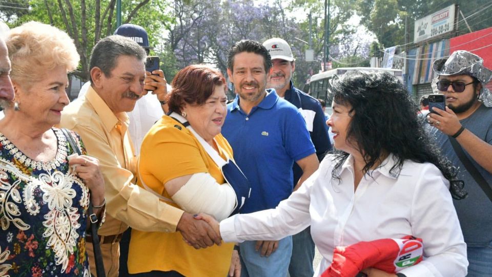 Margarita Saldaña comienza sus actividades de campaña en Azcapotzalco.