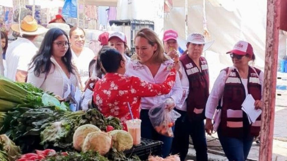 “Conmigo van a tener una alcaldesa de calle no de escritorio porque para gobernar hay que escuchar,' aseguró la aspirante a la alcaldía de Coyoacán.