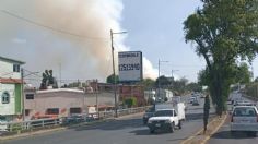 Se reactiva incendio en Vaso Regulador "El Cristo" en Naucalpan; evacúan a trabajadores de fábricas