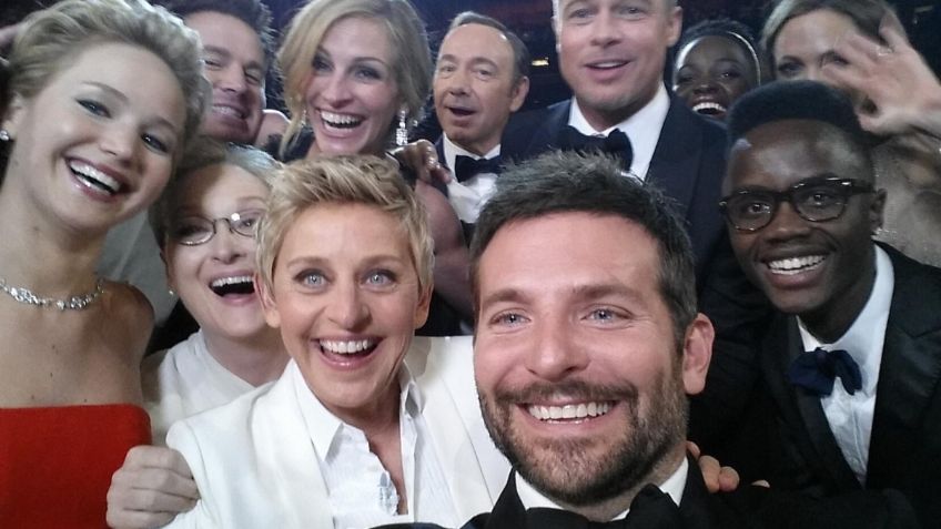 A 10 años de la icónica selfie de Ellen DeGeneres en los Oscar, así lucen los actores que aparecieron en ella