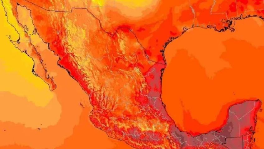 MAPA | Calor extremo azotará a 5 estados; arderán hasta con 45 grados este miércoles y jueves