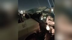 VIDEO | Fuerte choque en la México-Puebla provoca caos vial