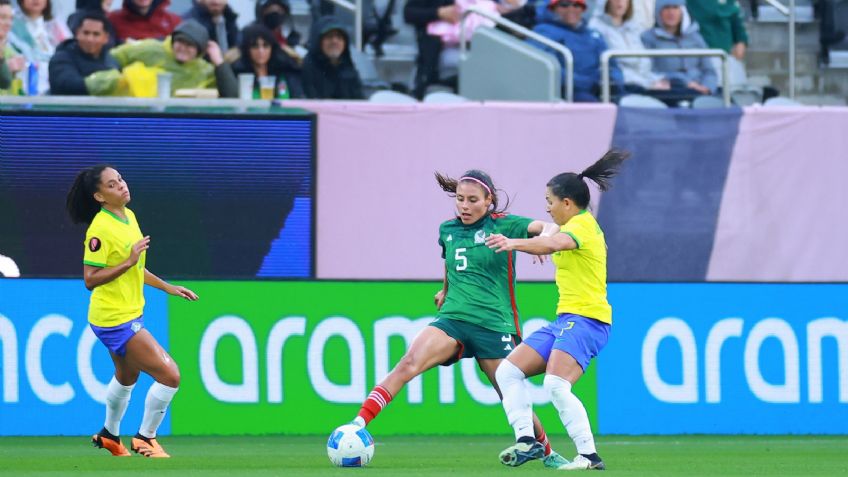 Copa Oro Femenil: México cae ante Brasil por goleada 3-0