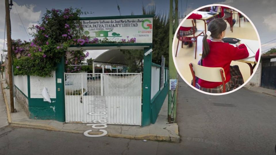 Escuela en donde falleció la niña de 8 años