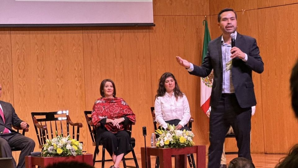 Jorge Álvarez Máynez en el ITAM.