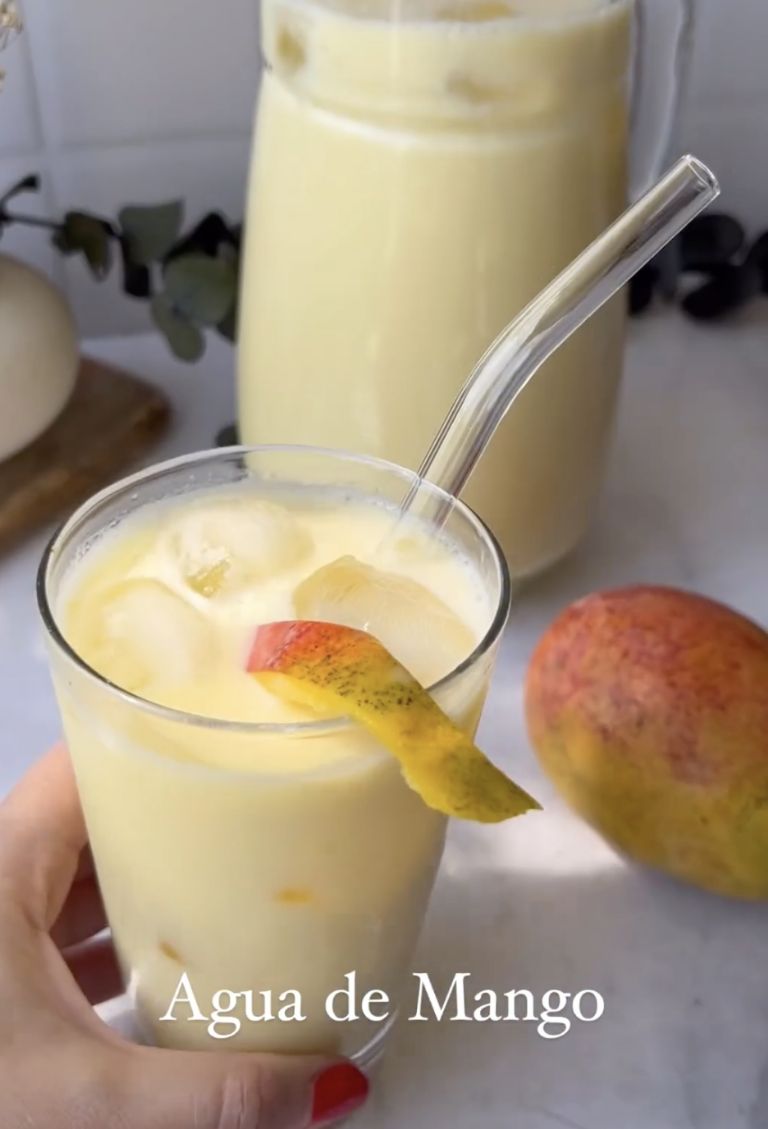 agua de mango calor 