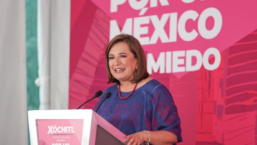 Xóchitl Gálvez se pronuncia en favor de los derechos de la mujer 