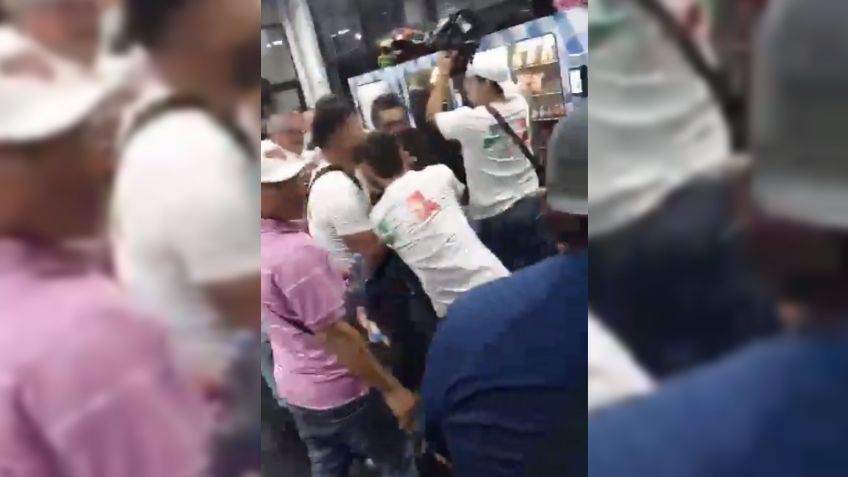 VIDEO: sujetos golpean a instructor de box al interior de gimnasio en Cancún