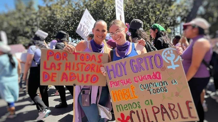 “Logré justicia”: Alexa Hoffman se lanza contra Daniela Parra en plena marcha del 8M