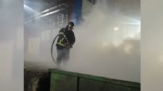 Sofocan incendio en la Central de Abasto, reportan humo intenso en Iztapalapa