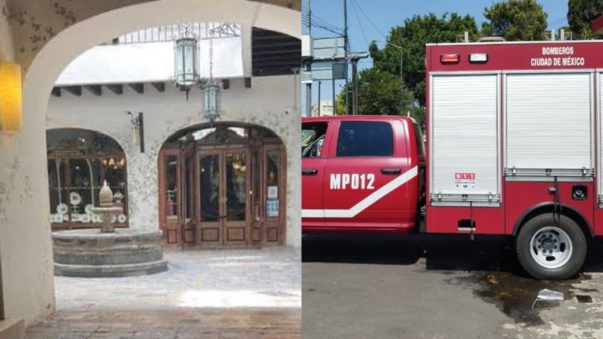 Reportan incendio en plaza comercial en colonia Juárez, cierran calle de Hamburgo y evacuan personal