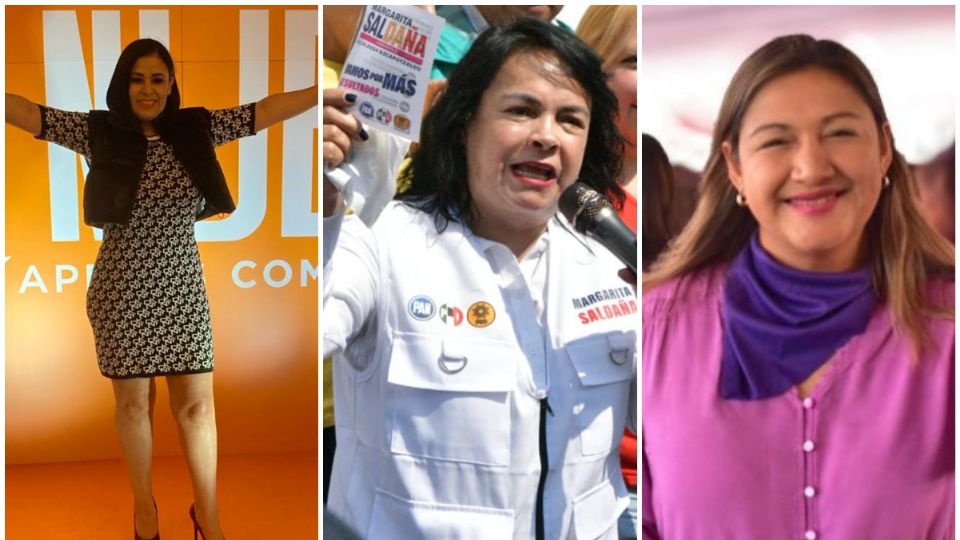 Margarita Saldaña, Nancy Núñez y Luisa Yanira Alpízar Castellanos son las candidatas a alcaldesa de Azcapotzalco.