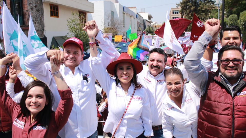 Simey Olvera, candidata al Senado.