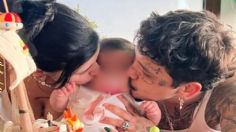 Cazzu y Christian Nodal presumen a su hija Inti nadando en la piscina