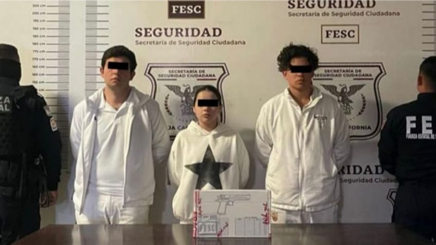 Tras persecución, FESC detiene a jóvenes en posesión de arma de fuego