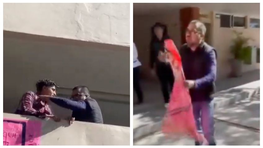 VIDEO: captan presunta pelea entre profesor y alumno de la Universidad de Sonora