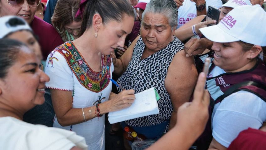 Promete Sheinbaum seguir apoyando el campo, durante firma de Acuerdo por la Soberanía Alimentaria