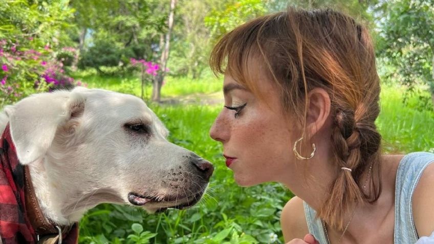 Natalia Téllez y su historia de amor con “Güero”, su can rescatado: “Si se sienten perdidos, dejen que un perrito los adopte”