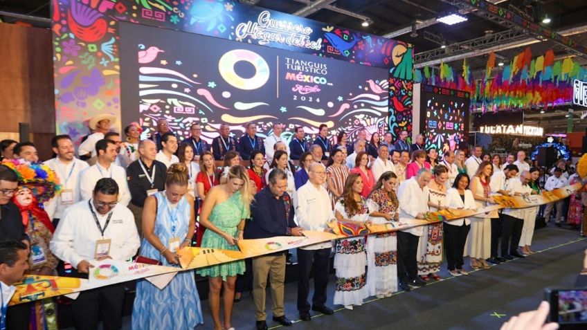 Inauguran Evelyn Salgado y Miguel Torruco Marqués la expo del Tianguis Turístico 2024