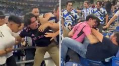 VIDEO: pelea entre aficionados de Rayados de Monterrey mancha el triunfo frente a Messi