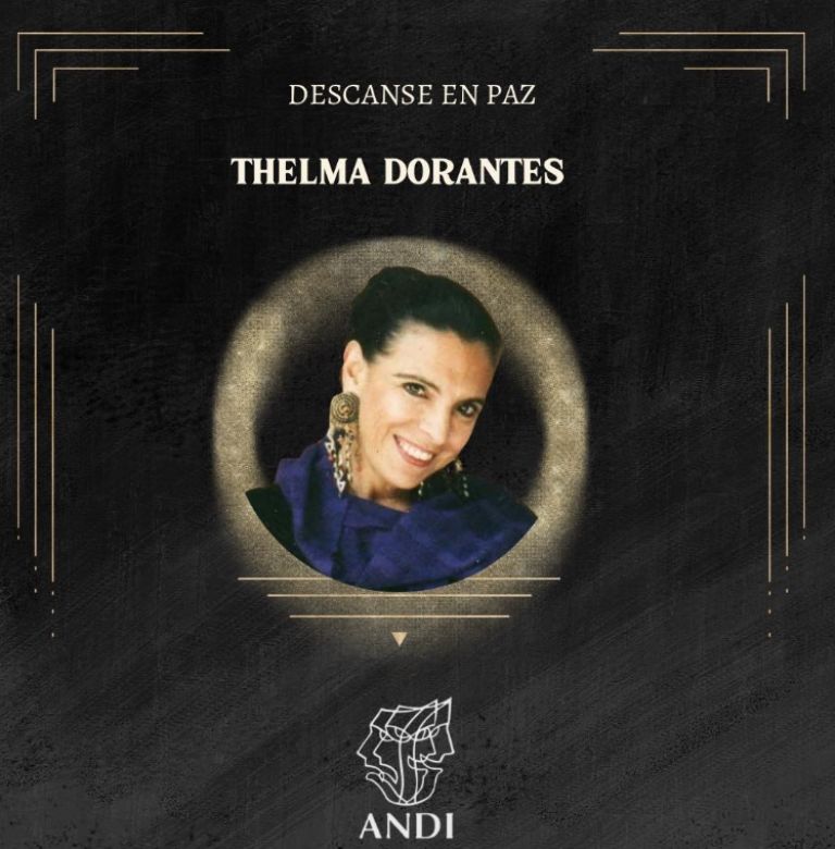 thelma dorantes de qué murio