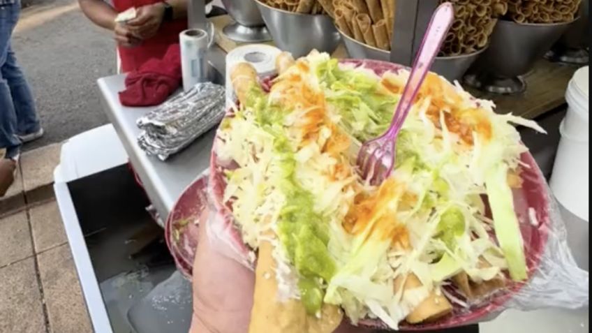 Descubre las deliciosas flautas gigantes de Metro Revolución por menos de 30 pesos