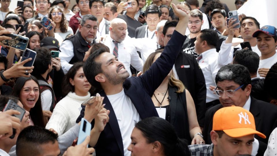 Jorge Álvarez Máynez, candidato a la Presidencia de México por Movimiento Ciudadano (MC).