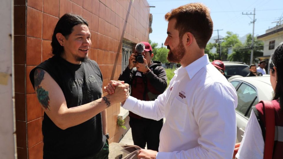 Mauricio Cantú prometió dedicar 2 horas cada día a escuchar a la gente de Monterrey