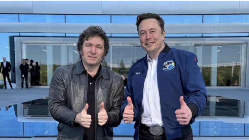 VIDEO: así fue el encuentro entre Javier Milei y Elon Musk en fábrica de Tesla