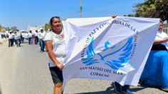 Marchan para el fortalecimiento de la Paz con Justicia y Dignidad del Pueblo Ikoots de San Mateo del Mar, Oaxaca