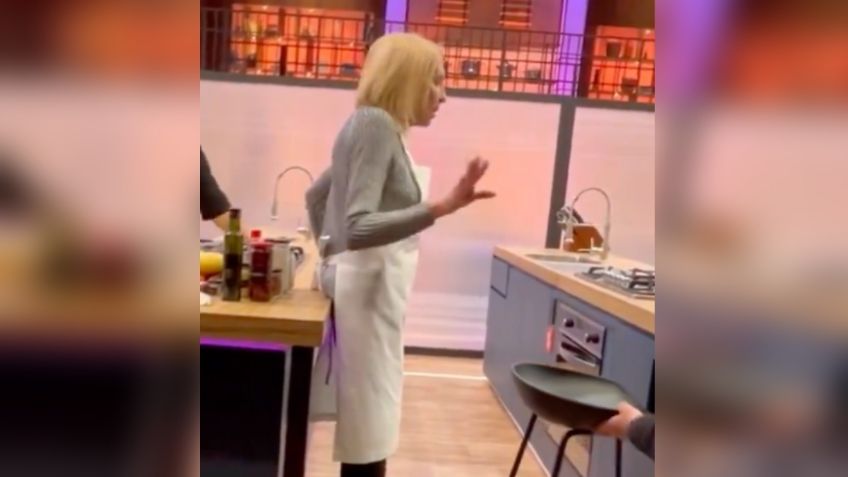 Laura Bozzo enfurece por reto en la cocina y amenaza con abandonar el foro | VIDEO