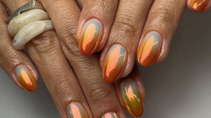 Cinco diseños de uñas en naranja, el color lque debes llevar si amas los atardeceres