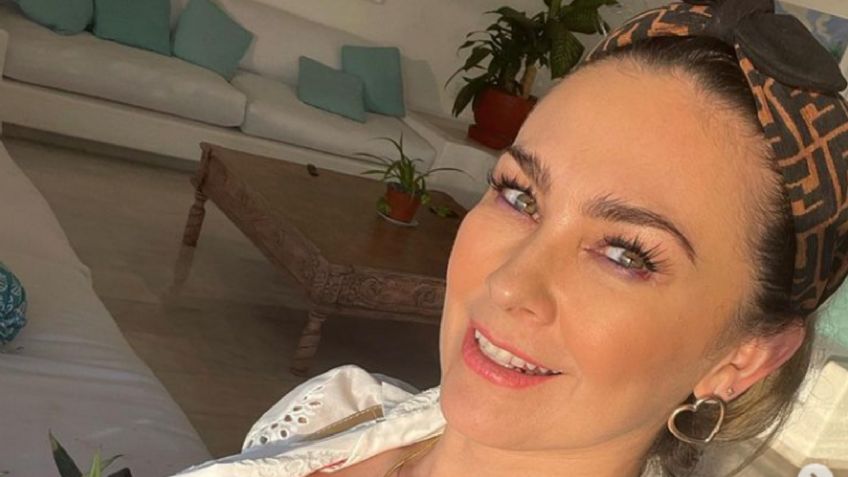 Aracely Arámbula cautiva en primavera con el traje de baño verde que resalta la cintura después de los 40 años