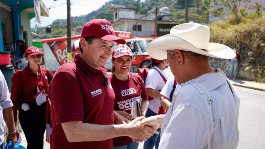 Cuauhtémoc Ochoa, candidato de Morena: en Hidalgo, siete de cada 10 personas desean votar por nuestro movimiento