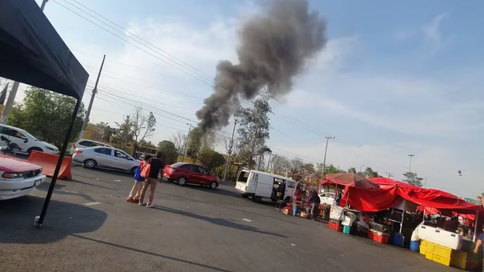 Helicóptero que cayó en Coyoacán