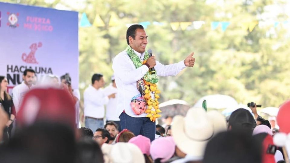 Eduardo Ramírez Aguilar, candidato a gobernador de Chiapas por la coalición “Sigamos Haciendo Historia”.