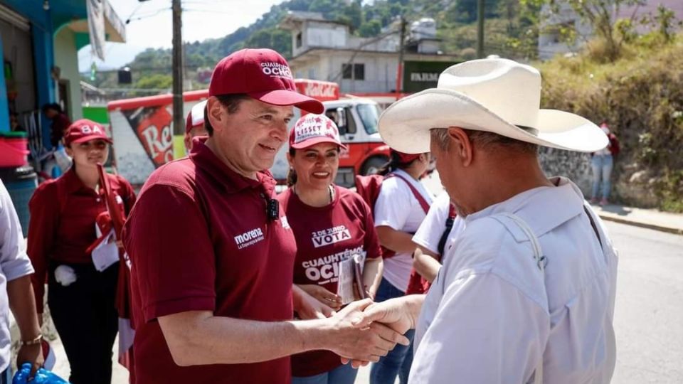 Cuauhtémoc Ochoa, candidato por Morena al Senado en Hidalgo.